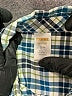 Gymboree 100% Cotton Plaid Blue Long Sleeve Button-Down Shirt Size Medium (7/8) - photo 3