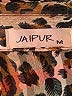 Jaipur Animal Print Gold 3/4 Sleeve Blouse Size M - photo 7