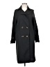 Shein 100% Polyester Black Trenchcoat Size 4 - photo 1