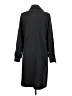 Shein 100% Polyester Black Trenchcoat Size 4 - photo 2