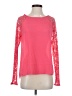 Sugar Rain 100% Polyester Pink Long Sleeve Top Size S - photo 1