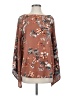 MTS Brown 3/4 Sleeve Blouse Size S - photo 1