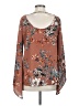 MTS Brown 3/4 Sleeve Blouse Size S - photo 2