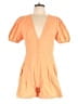 Shein Solid Orange Romper Size L - photo 1