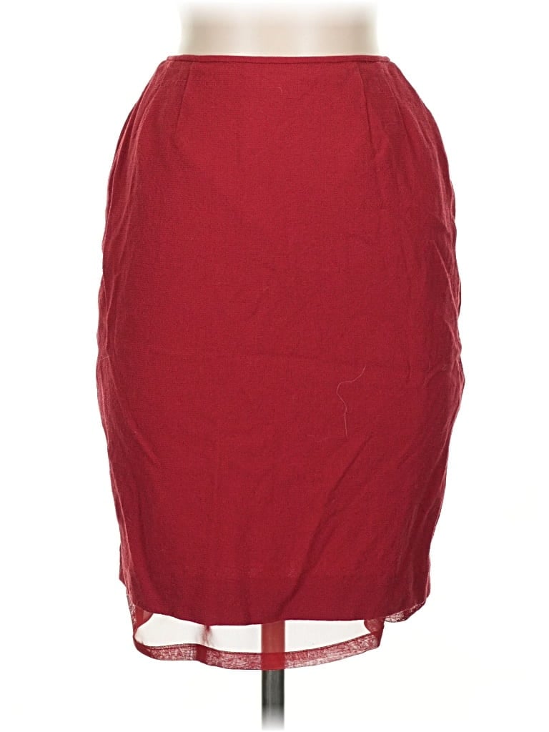 Pre-owned Emanuel Emanuel Ungaro Wool Skirt In Red