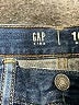 Gap Kids 100% Cotton Solid Blue Jeans Size 16 - photo 3