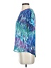 Express 100% Polyester Blue Short Sleeve Blouse Size XS - photo 5