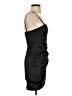 Glare Solid Black Cocktail Dress Size S - photo 4