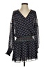 Ramy Brook 100% Polyester Print Blue Casual Dress Size S - photo 1