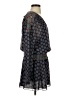 Ramy Brook 100% Polyester Print Blue Casual Dress Size S - photo 4