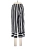 Alex & Olivia Stripes Silver Casual Pants Size M (petite) - photo 2