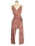 Kaileigh Paisley Brown Jumpsuit Size S - photo 1