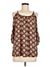 Le Lis 100% Polyester Orange 3/4 Sleeve Blouse Size M - photo 1