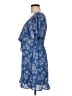 Sienna Sky 100% Polyester Paisley Blue Casual Dress Size M - photo 5