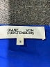 Diane von Furstenberg 100% Polyester Blue Sleeveless Top Size 16 - photo 6