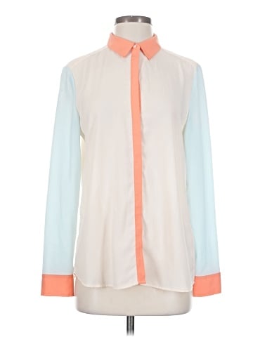 DKNYC Long Sleeve Blouse (view 1)