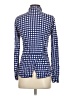 Splendid 100% Rayon Checkered-gingham Blue Long Sleeve Blouse Size S - photo 2