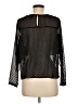 Haute Rogue 100% Polyester Black Long Sleeve Blouse Size M - photo 2