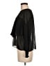 Haute Rogue 100% Polyester Black Long Sleeve Blouse Size M - photo 5