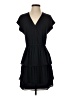 Point Sur 100% Polyester Solid Black Casual Dress Size 2 - photo 1