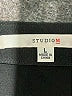 Studio M Solid Black Casual Skirt Size L - photo 4