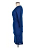 Derek Heart Solid Blue Cocktail Dress Size M - photo 5