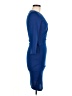 Derek Heart Solid Blue Cocktail Dress Size M - photo 4