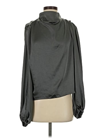 Line & Dot Long Sleeve Blouse (view 1)