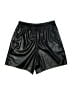 Fabletics Metallic Black Athletic Shorts Size 6 (estimated) - photo 1