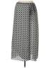 Max Studio 100% Polyester Print Silver Casual Skirt Size L - photo 1