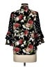 Gracia Floral Black 3/4 Sleeve Blouse Size S - photo 2