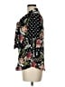 Gracia Floral Black 3/4 Sleeve Blouse Size S - photo 5