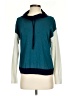 T by Talbots Color Block Teal Pullover Sweater Size S - photo 1