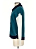 T by Talbots Color Block Teal Pullover Sweater Size S - photo 5