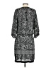 Cache 100% Polyester Paisley Gray Casual Dress Size S - photo 2