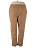 Soft Surroundings Solid Brown Casual Pants Size 22 - photo 1