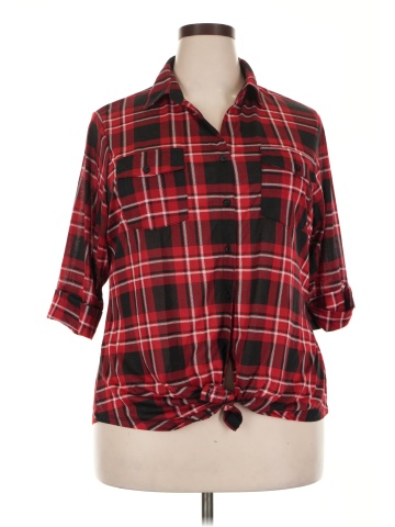 Paper Tee 3/4 Sleeve Blouse (view 1)