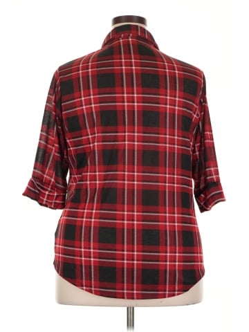 Paper Tee 3/4 Sleeve Blouse (view 2)