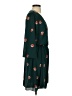 Everly 100% Polyester Print Green Casual Dress Size S - photo 4