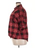 Paper Tee 100% Polyester Plaid Red 3/4 Sleeve Blouse Size 2X - photo 5