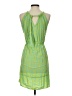 Escapada 100% Rayon Paisley Green Casual Dress Size XS - photo 2