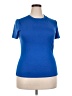 Unbranded Blue Short Sleeve Turtleneck Size 2XL - photo 1