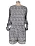 Ann Taylor LOFT 100% Polyester Paisley Gray Romper Size 10 - photo 2