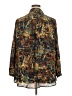 Cj Banks 100% Polyester Print Gold 3/4 Sleeve Blouse Size 2X - photo 2