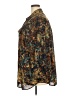 Cj Banks 100% Polyester Print Gold 3/4 Sleeve Blouse Size 2X - photo 5