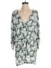 American Rose 100% Rayon Tropical Green Romper Size S - photo 1
