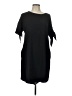 Frank Lyman Design 100% Polyester Solid Black Casual Dress Size 10 - photo 1