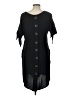 Frank Lyman Design 100% Polyester Solid Black Casual Dress Size 10 - photo 2