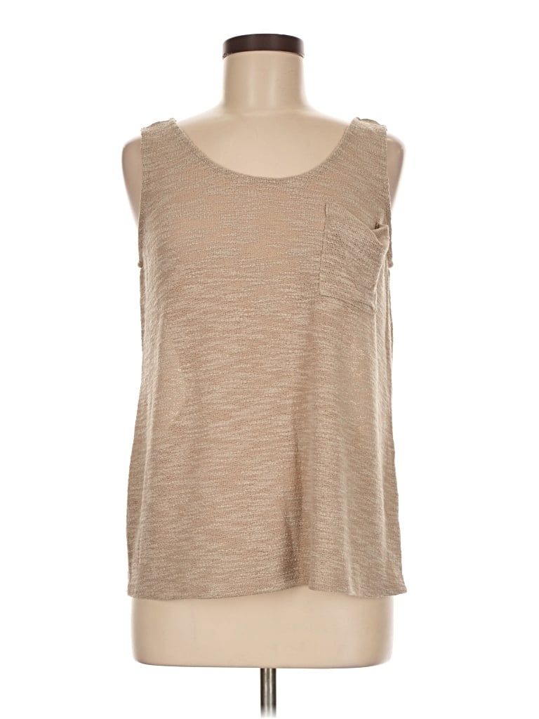 Pre-owned 143 Story Sleeveless T-shirt In Tan
