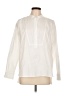 SPANX 100% Cotton Ivory White Long Sleeve Blouse Size L - photo 1
